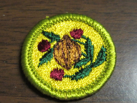 Fruit and Nut Growing Solid Cloth Back Merit Badge