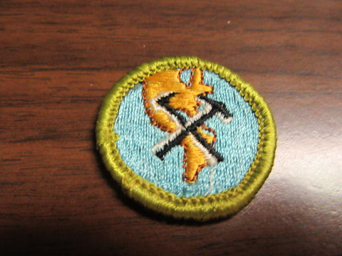 Geology Solid Cloth Back Merit Badge