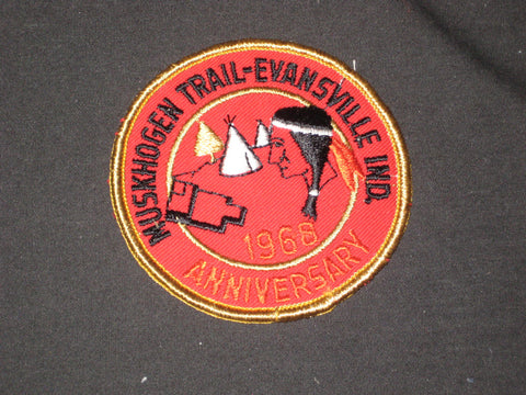 Muskhogen Trail 1968 Anniversary Pocket Patch