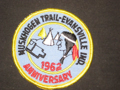 Muskhogen Trail 1962 Anniversary Pocket Patch