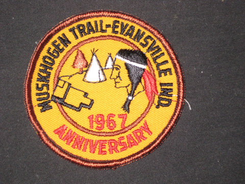 Muskhogen Trail 1967 Anniversary Pocket Patch