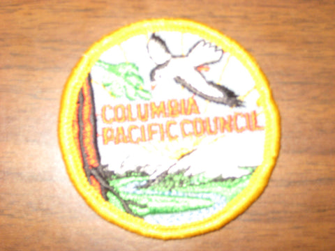 Columbia Pacific Council 2  1/2 inch round Council Patch without BSA