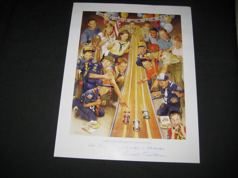 75th Anniversary of Cub Scouting Print, Csatari, signed
