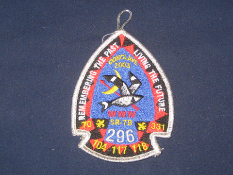 SR-7B 2003 Conclave pocket patch