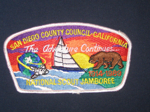 San Diego County Council 1989 National Jamboree JSP