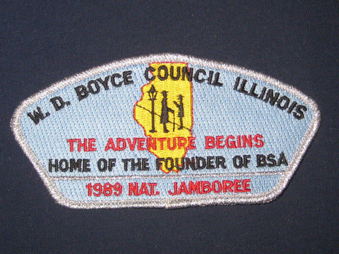 W.D. Boyce Council 1989 National Jamboree JSP