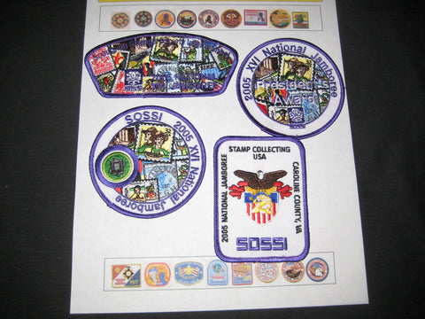 2005 National Jamboree SOSSI Patch Set