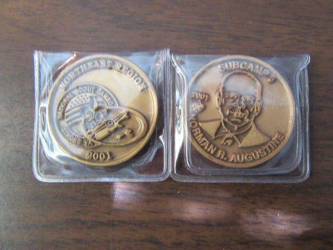 2001 National Jamboree Norman Augustine Subcamp 3 Coin