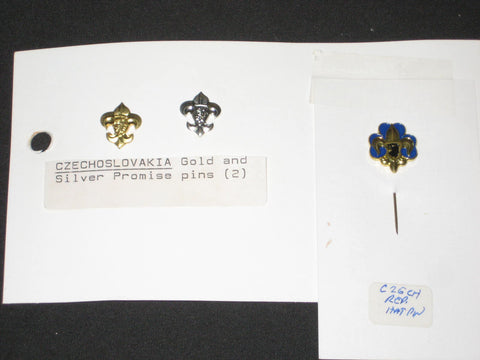 Czechoslovakia Boy Scout Pins