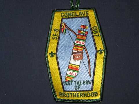 SE-8 1987 Section patch with pin