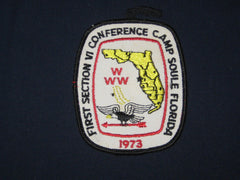 Section 6 First Conference 1973 patch-the carolina trader