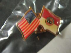 2010 National Jamboree US and Jamboree Crossed Flag Pin