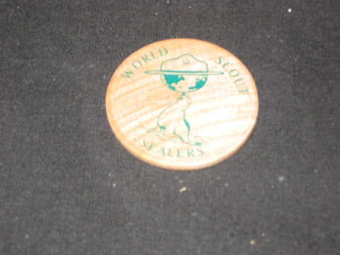 World Scout Sealers Murray Fried Wooden Nickel