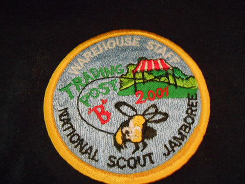 2001 National Jamboree Warehouse Staff, Trading Post B Pocket Patch