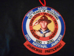 2010 National Jamboree Merit Badge Midway Participant Pocket Patch