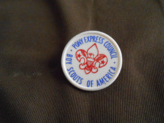Pony Express Council neckerchief slide - the carolina trader