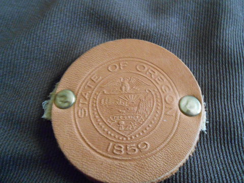 State of Oregon neckerchief slide