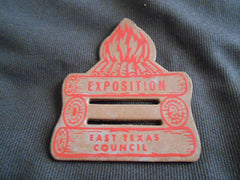 Exposition East Texas Council neckerchief slide - the carolina trader