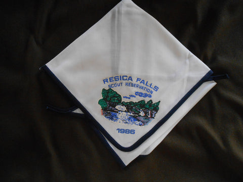 Resica Falls Scout Reservation 1986 Neckerchief