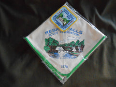Resica Falls Scout Reservation 1976 Neckerchief & Patch - the carolina trader
