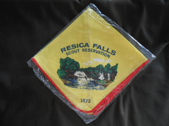 Resica Falls Scout Reservation 1973 Neckerchief - the carolina trader