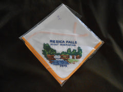 Resica Falls Scout Reservation 1973 Neckerchief - the carolina trader