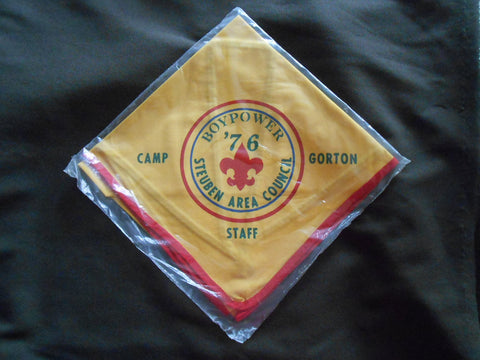 Steuben Area Council Camp Gorton Boypower 76 Staff Neckerchief