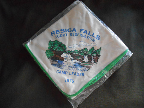 Resica Falls Scout Reservation 1976 Camp Leader Neckerchief