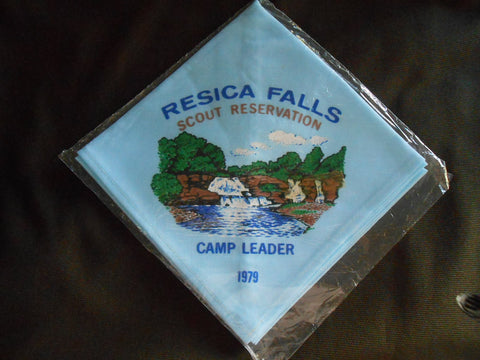 Resica Falls Scout Reservation 1979 Camp Leader Neckerchief