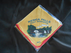 Resica Falls Scout Reservation 1975 Neckerchief - the carolina trader