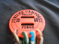 Jubilee 1960 Camporee neckerchief slide - the carolina trader