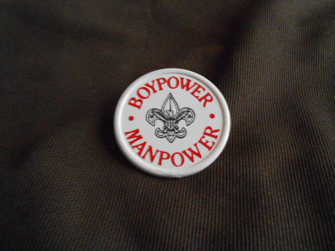 1970 "Boy Power ManPower" neckerchief slide