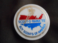 Scout-O-Rama 1972 neckerchief slide - the carolina trader