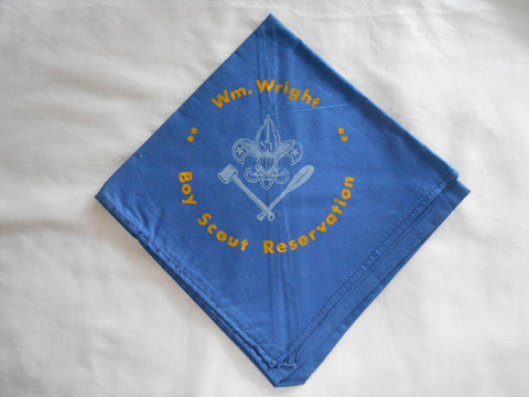 Wm Wright Boy Scout Reservation Neckerchief