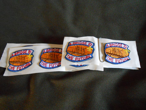 1993 National Jamboree lot of 2 embroidered stickons