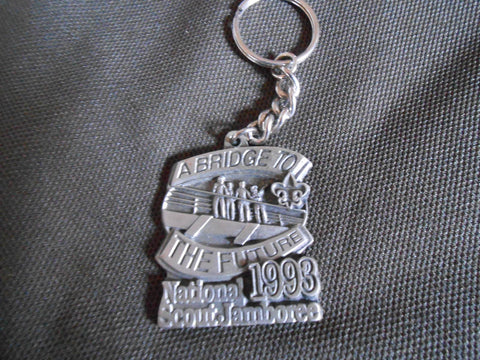 1993 National Jamboree Pewter Key Chain