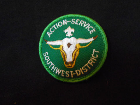 Southwest Distict Action-Service patch