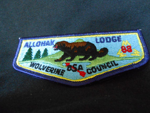 Allohak Lodge 88, s2a flap