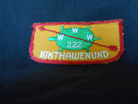 Kikthawenund  lodge 222, f2 flap