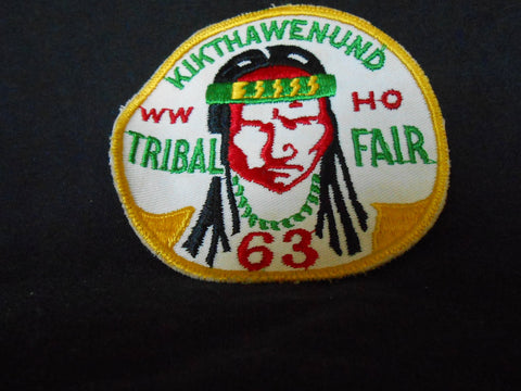 Kikthawenund  lodge 222, tribal fair patch 1963