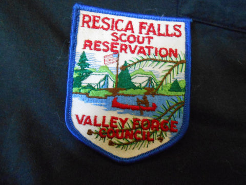 Resica Falls Scout Reservation 1970s shield shaped Pocket Patch