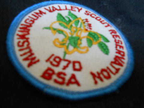 Muskingum Valley Scout Reservation 1970 Pocket Patch