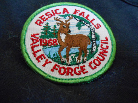 Resica Falls 1968 Valley Forge Council Pocket Patch
