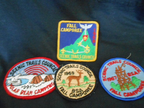 Scenic Trails Council lot of 4 Activity Patches