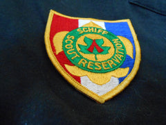 Schiff Scout Reservation, New Jersey, shield shaped Pocket Patch