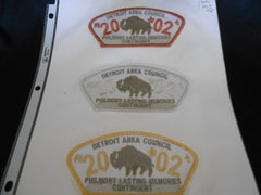 Detroit Area Council, 2002 Philmont 5 diff CSP set