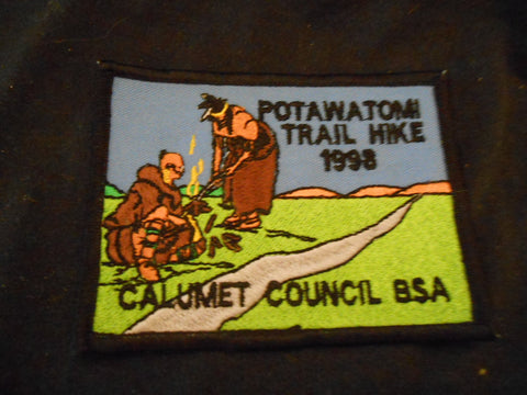 Potawatomi Trail Hike 1998 pocket patch