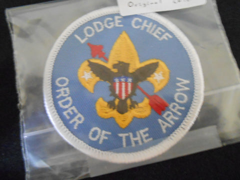 Lodge Chief Patch, real, original