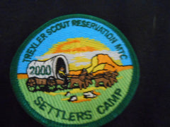 Trexler Scout Reservation MTC Settlers Camp 2000 Pocket Patch