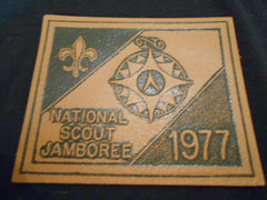 1977 National Jamboree Leather Patch